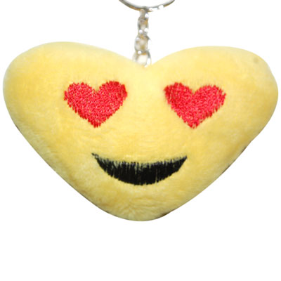 "Smiley Heart Soft Key Chain - 01-026 - Click here to View more details about this Product
